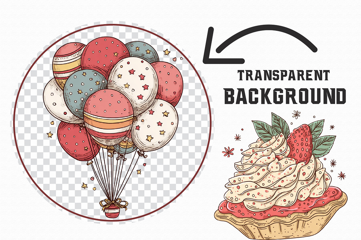 Hand Drawn Birthday Png, an Illustration by Libby Wishes (Photo 5 of 7)
