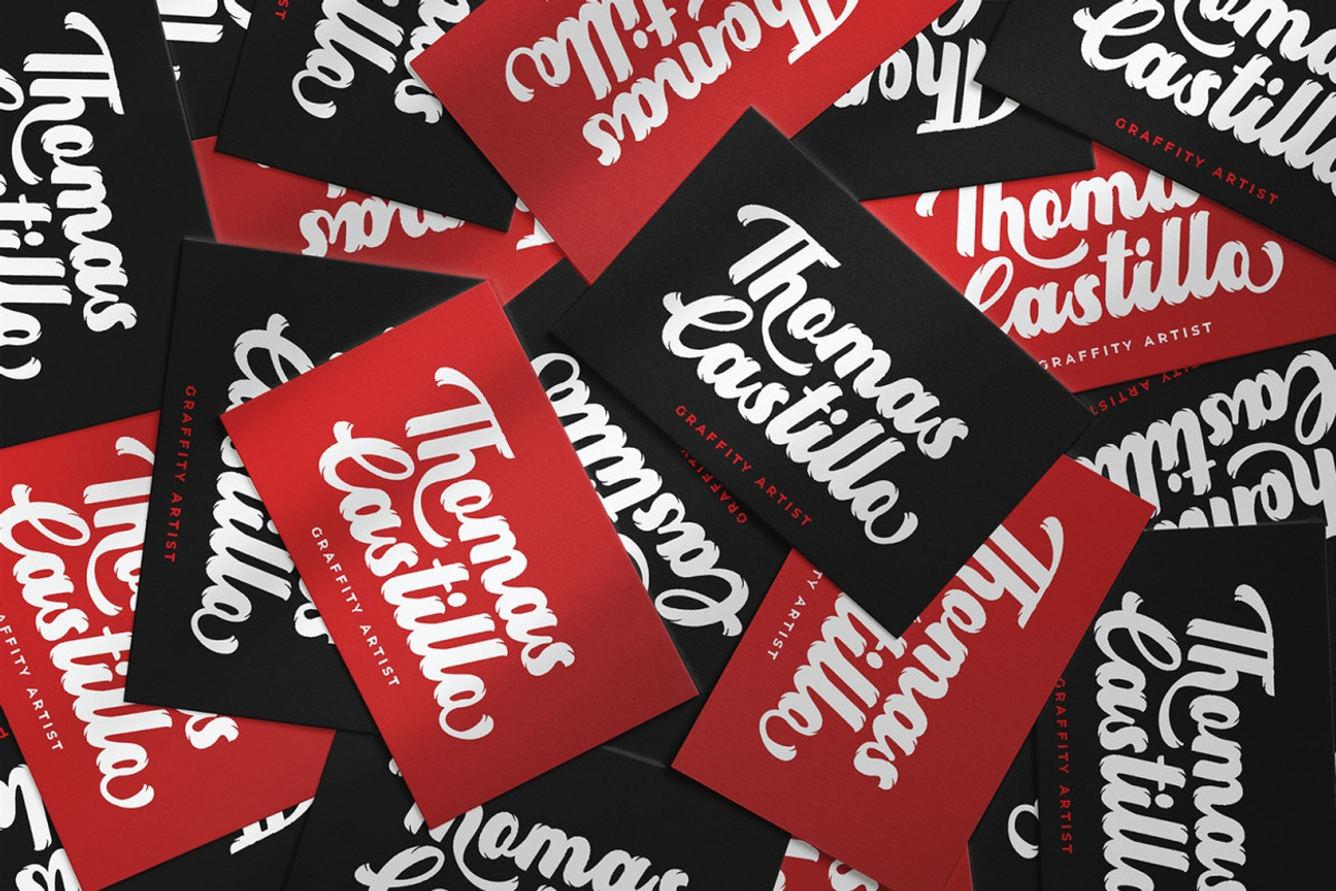 Headbrush - Display Script Font preview 3