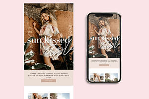 Neutral Boho Canva Email Template