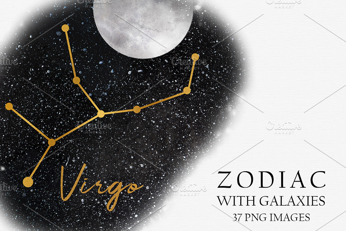 Galaxy with zodiac signs, an Object Graphic by Chus Moreno Studio (Photo 2 of 6)