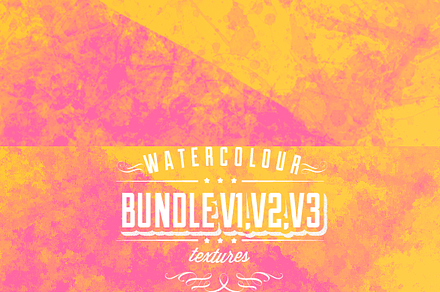 Watercolour bundle V1, V2 & V3