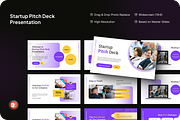 Startup Pitch Deck Powerpoint, a Presentation Template by SquidPixey (Thumbnail 1 of 7)