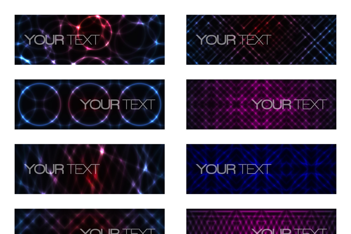 Set of abstract banners. Vector, a Templates & Theme by Absent A