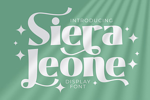 Siera Leone - Display Sans Font