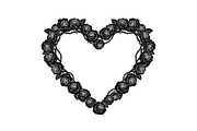 Floral Heart Wreath SVG Bundle, an Illustration by Gaye Art (Thumbnail 12 of 31)