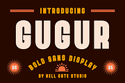 Gugur, a Sans Serif Font by GRVS Studio (Thumbnail 1 of 4)
