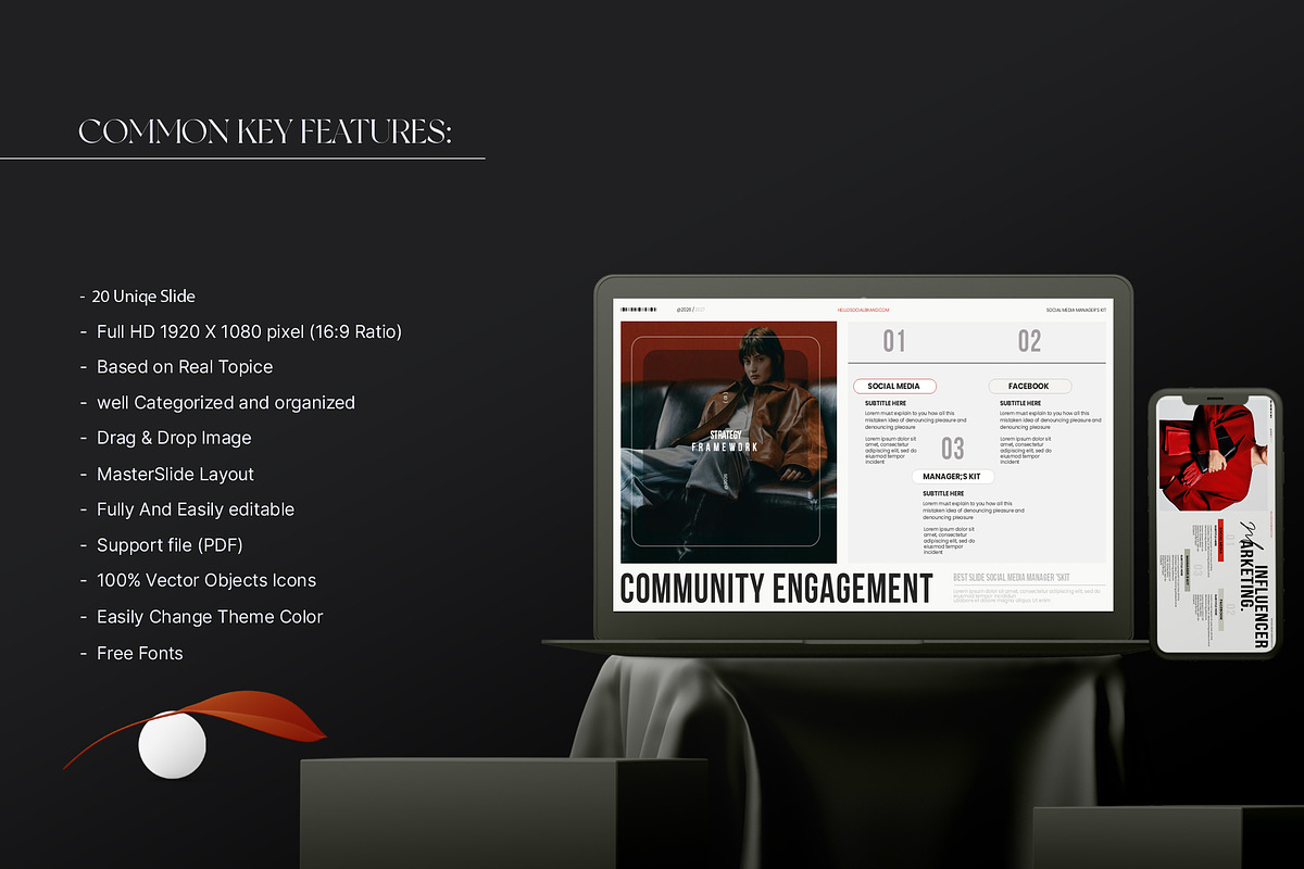 Social Media Manager's Kit, a Presentation Template by Aura Agency (Photo 3 of 11)