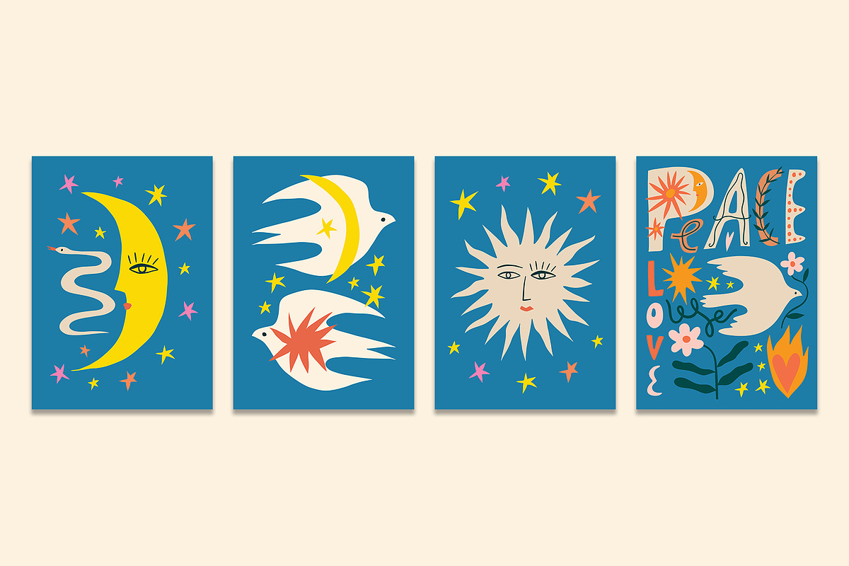 Peace and Love Bundle, an Animal Illustration by Annie Konst (Photo 5 of 22)