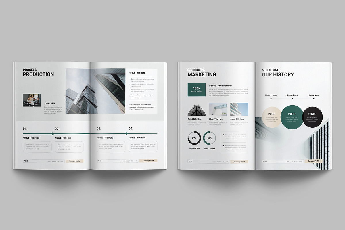 Company Profile Template, a Brochure Template by NorthPeak (Photo 6 of 8)