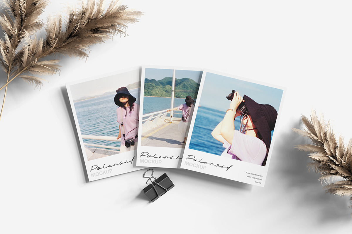 Polaroid Mockup, a Product Mockup by Indah (Photo 2 of 6)
