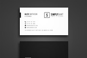 Sleek Minimal Business Cards, a Business Card Template by Galaxiya (Thumbnail 9 of 11)