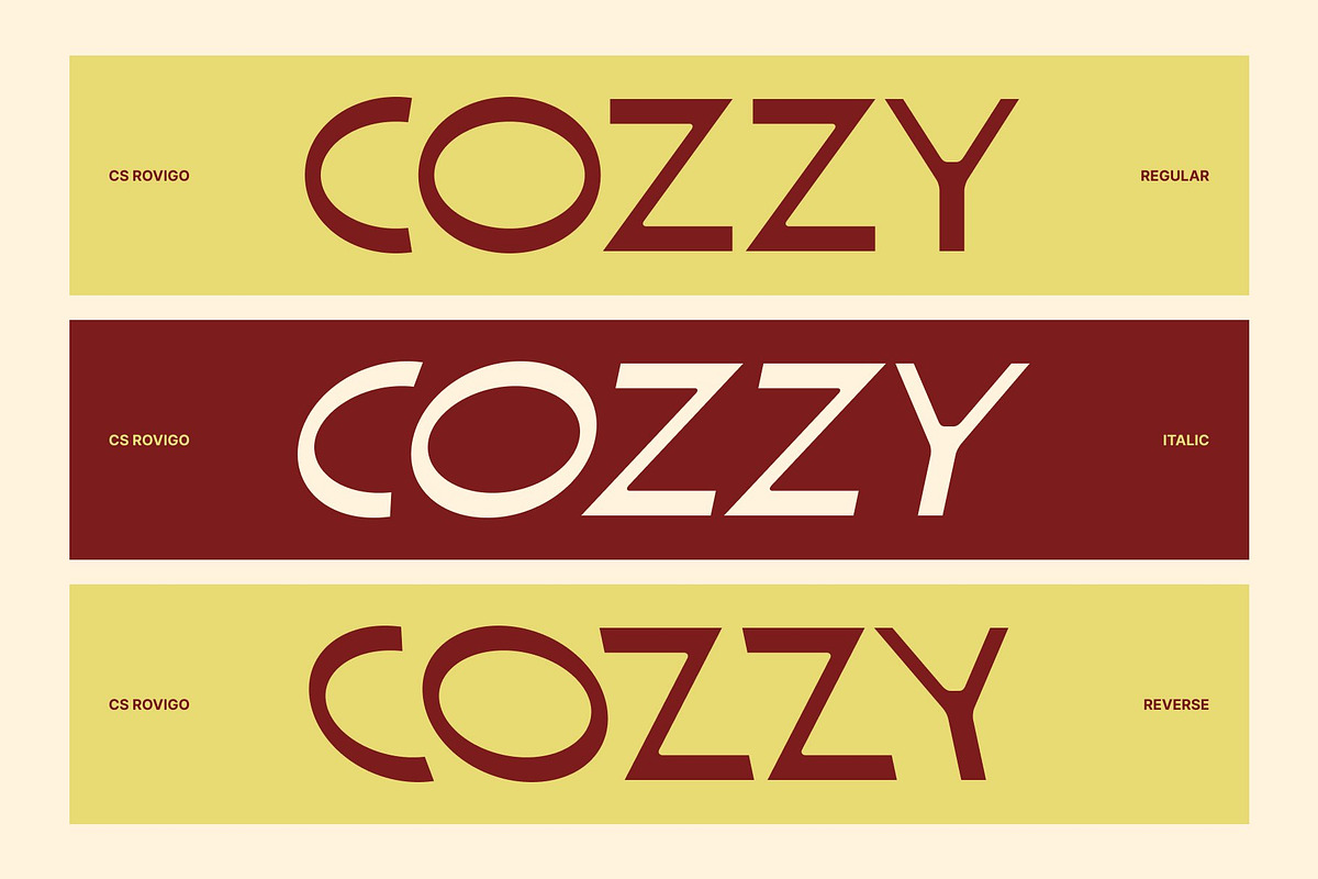 CS Rovigo – Retro Font, a Sans Serif Font by Craft Supply Co. (Photo 2 of 8)