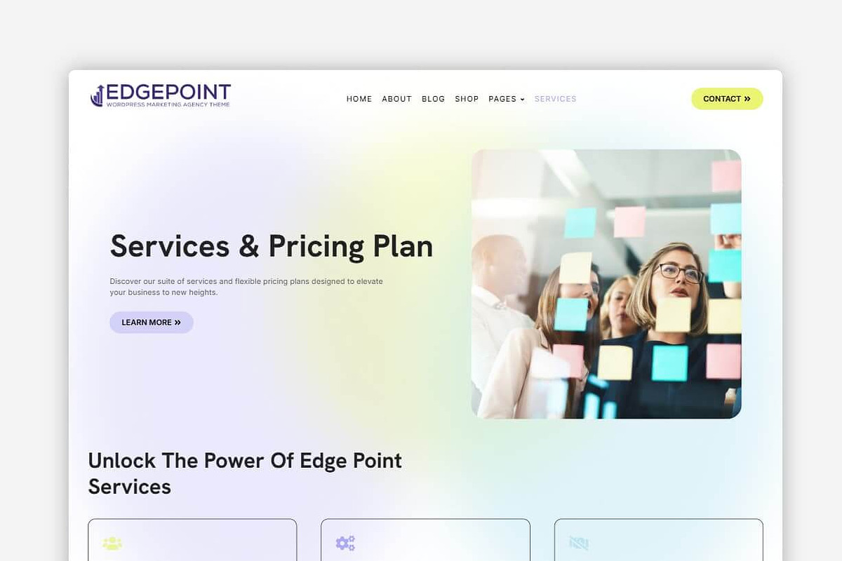 Edge Point - Marketing WP Theme preview 4