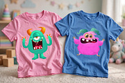 Spooky Crew - 6 Cute Monsters, a Decorative Illustration by D R A W K M A N (Thumbnail 6 of 8)
