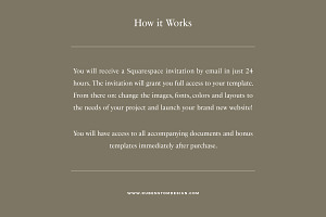 Online Course Squarespace 7.1 Theme