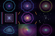 60fps Neon Tunnel Loops, a Background Graphic by cheapmotiongraphics (Thumbnail 7 of 7)