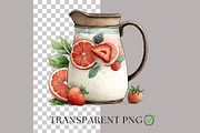 Strawberry Clipart Berry Firth Birth, a Decorative Illustration by Nicole Branger Art (Thumbnail 3 of 26)