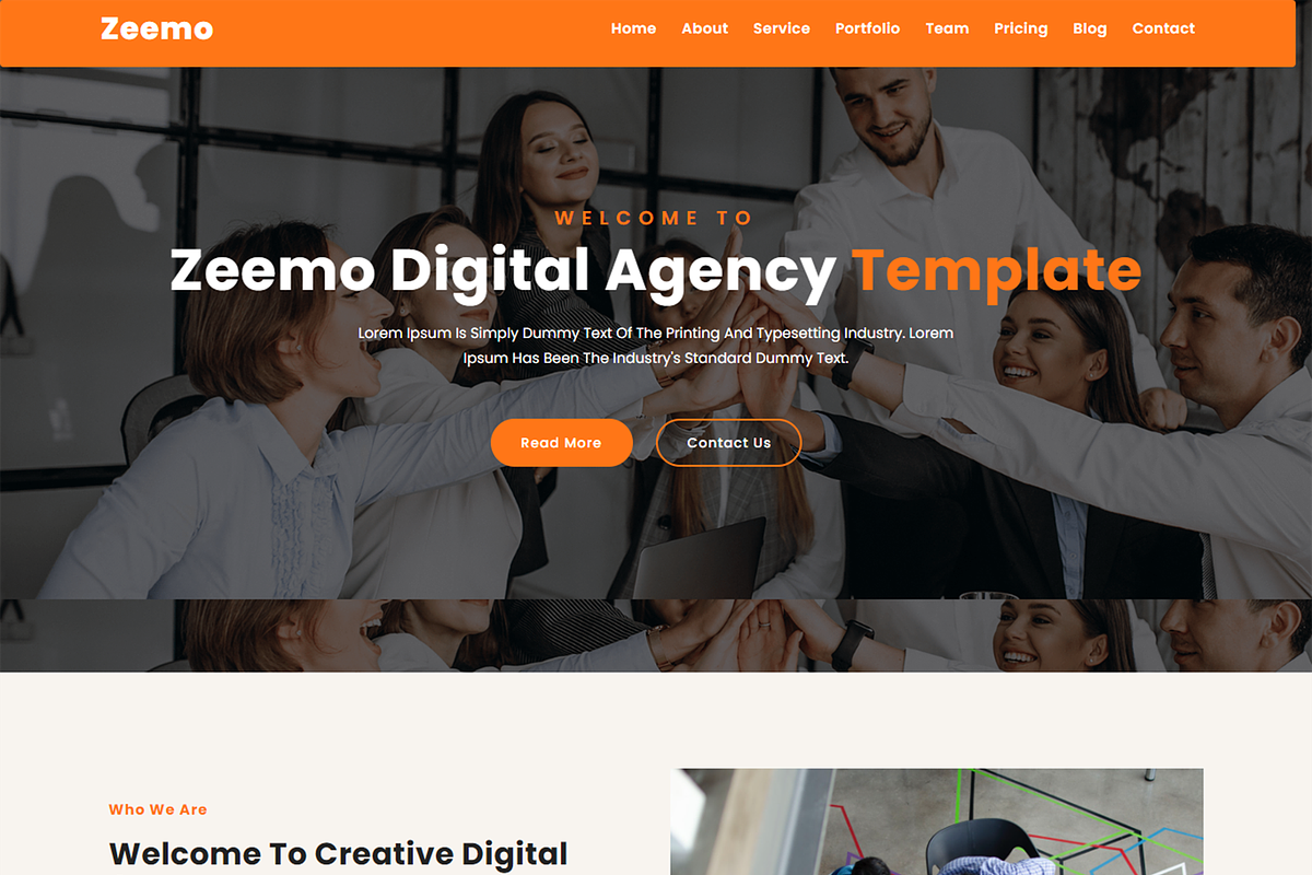 Modern SaaS & Business Agency HTML, a HTML Template by Themeplaza (Photo 3 of 3)