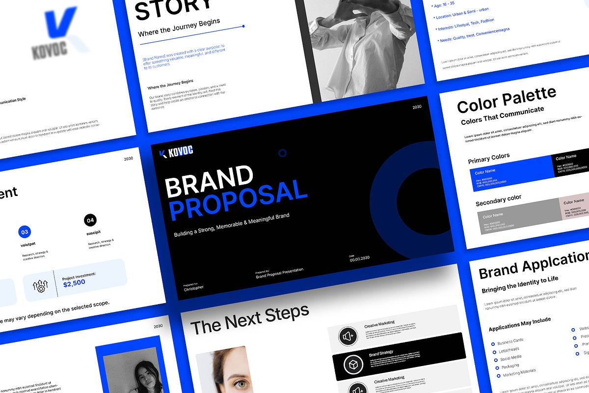 Brand Proposal Presentation Deck, a Presentation Template by Devators (Photo 4 of 6)