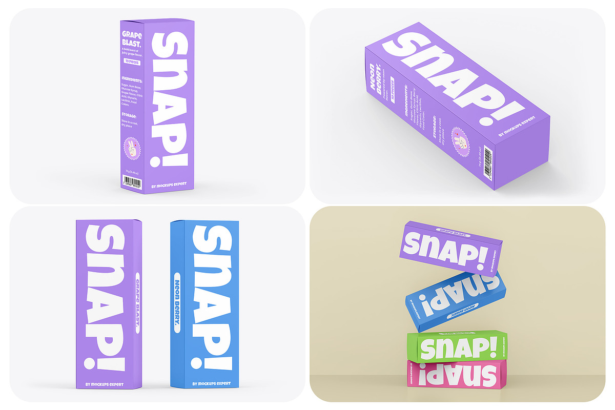 Box Packaging Mockups, a Mockup by Mockups Expert (Photo 1 of 5)
