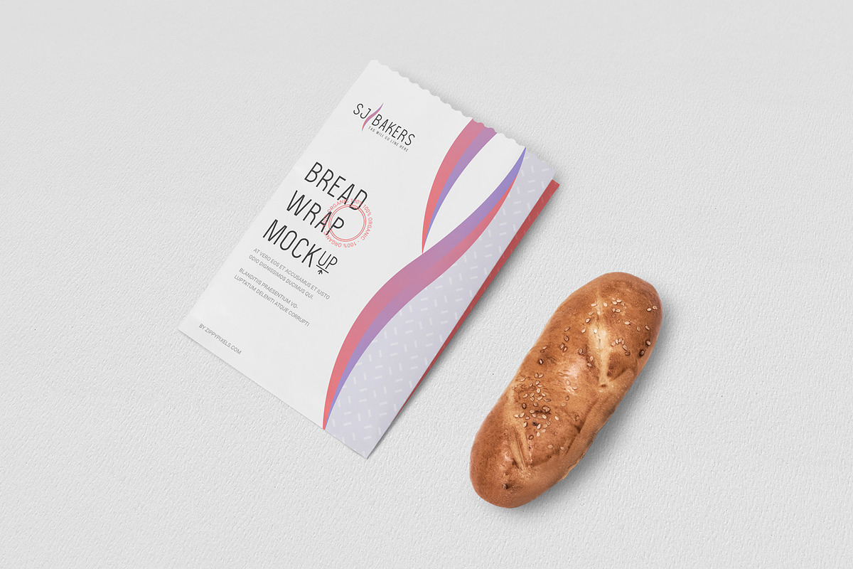 Bread Packaging Mockups, a Packaging Mockup by ZippyPixels (Photo 4 of 4)