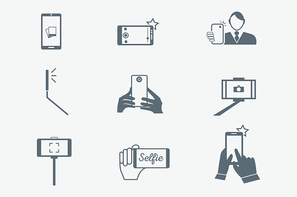 9 Selfie Icons