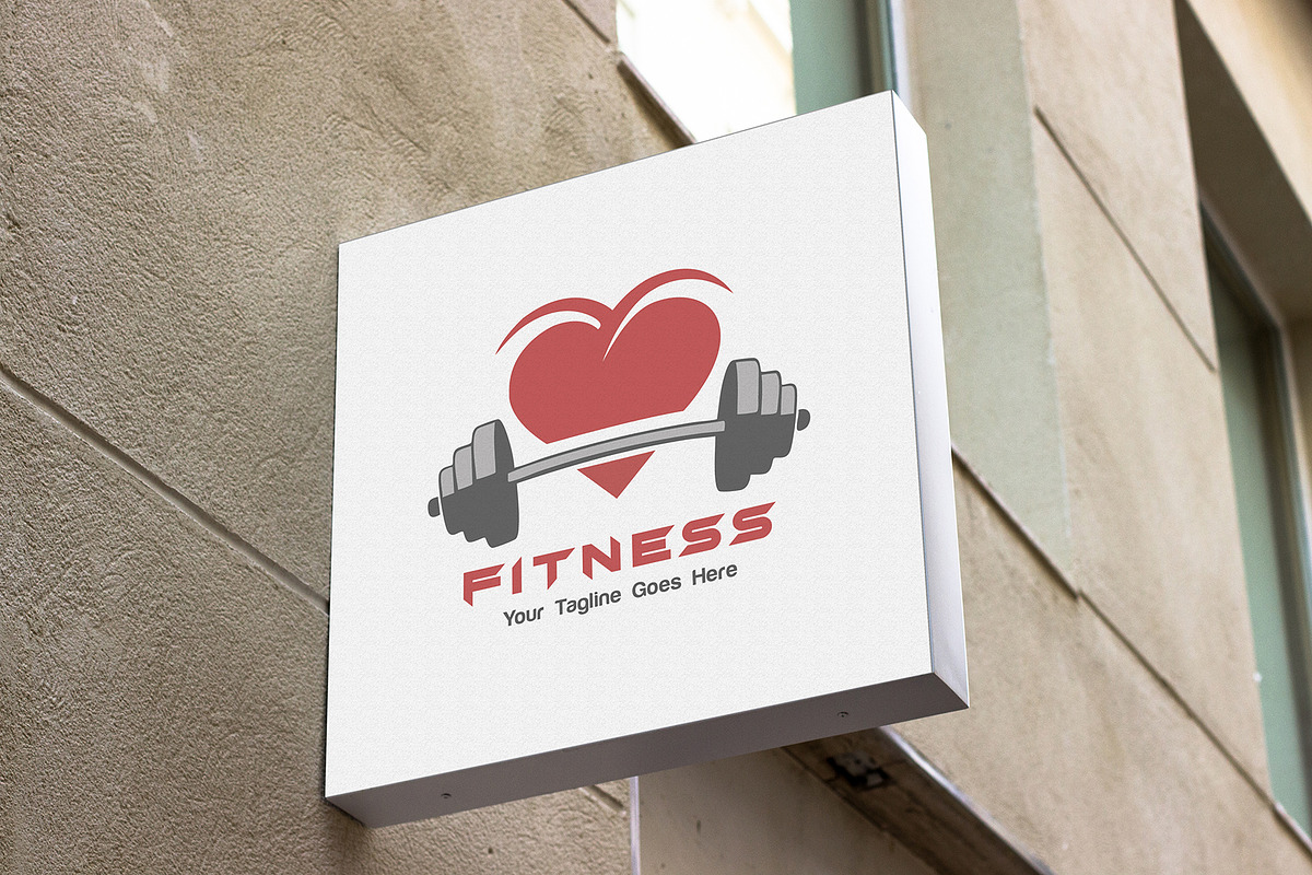 Modern Fitness Logo Design Template, a Branding & Logo Template by YUDesignStore (Photo 7 of 7)