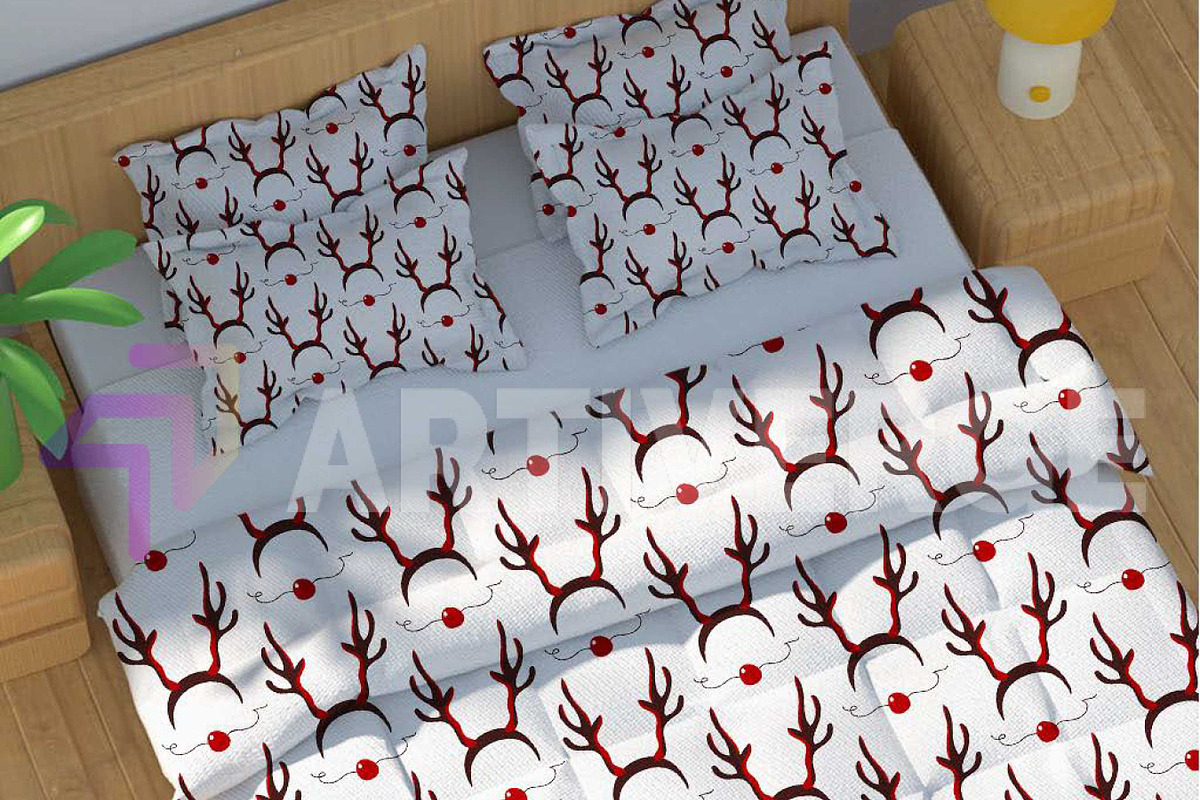 Christmas Mask Icon Seamless Pattern, a Graphic by Artiverge (Photo 3 of 7)