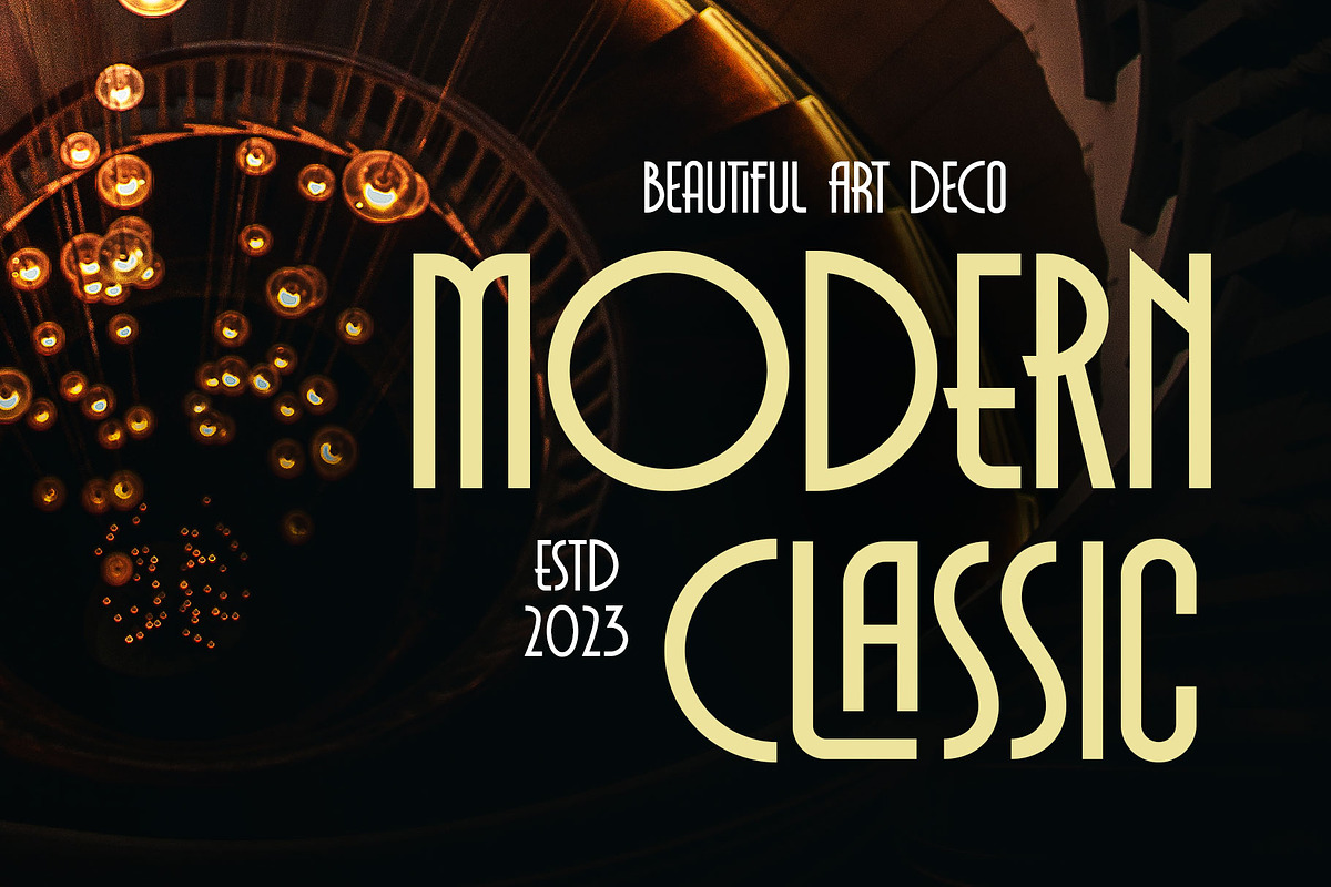 Monsante - Modern Art Deco, a Font by Arterfak Project (Photo 4 of 13)