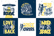 Space sketches and posters set, a Technology Illustration by Akimo Mia (Thumbnail 11 of 11)