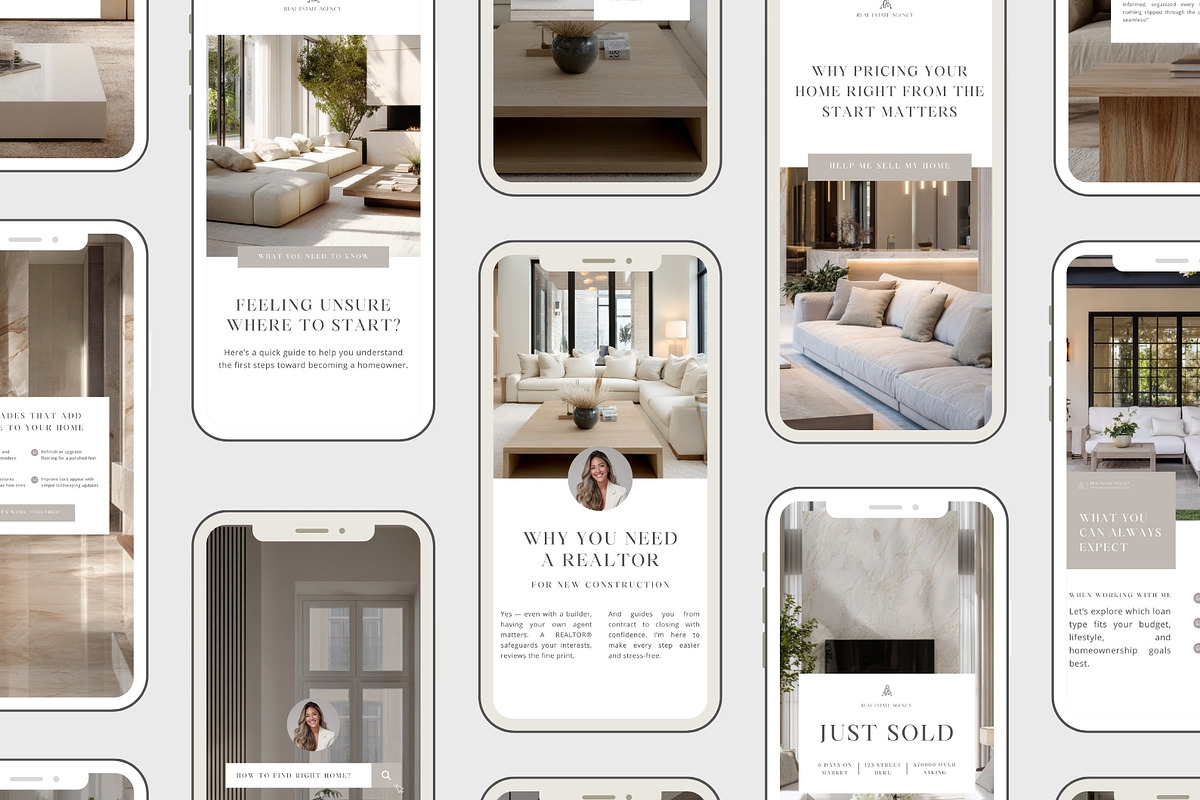 Real Estate Instagram Content Kit, a Social Media Template by Instprofi | Studio Estimo (Photo 15 of 37)