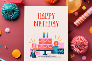 Birthday Card Canva Template