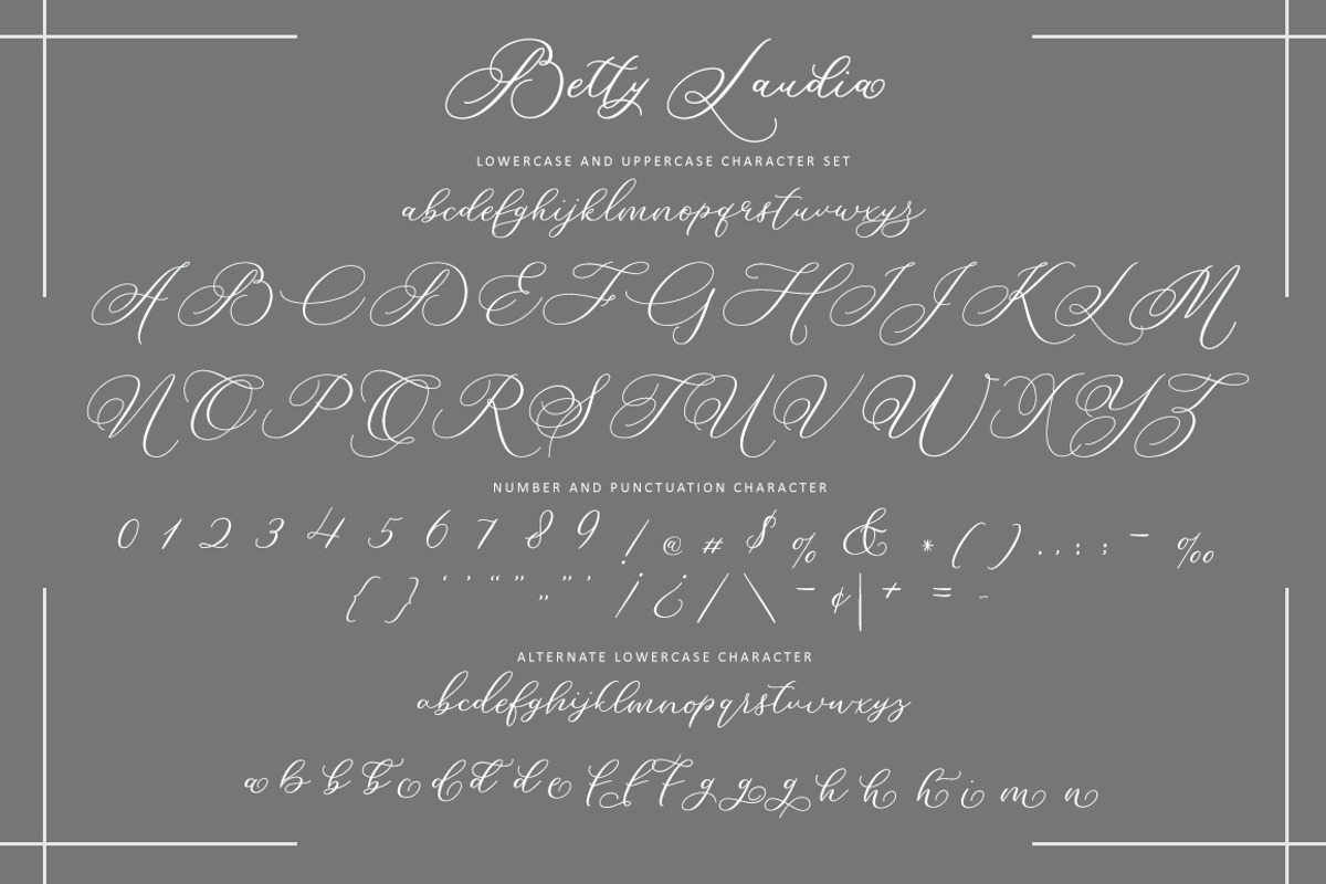 Betty Laudia | Modern Calligraphy, a Script Font by Khalidin.Ink (Photo 9 of 15)