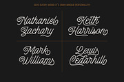 The Boutique Cursive - Monoline, a Script Font by Hustle Supply Co. (Thumbnail 3 of 6)