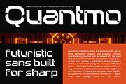 Quantmo Bold Futuristic Sans Serif, a Sans Serif Font by Jaruka (Thumbnail 1 of 10)
