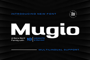 Mugio, a Sans Serif Font by twinstd (Thumbnail 1 of 14)