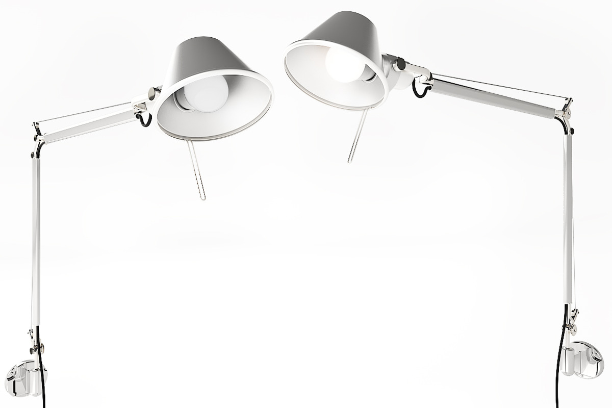ARTEMIDE Tolomeo wall light, a Furniture 3D Model by www.3factory.it (Photo 2 of 11)