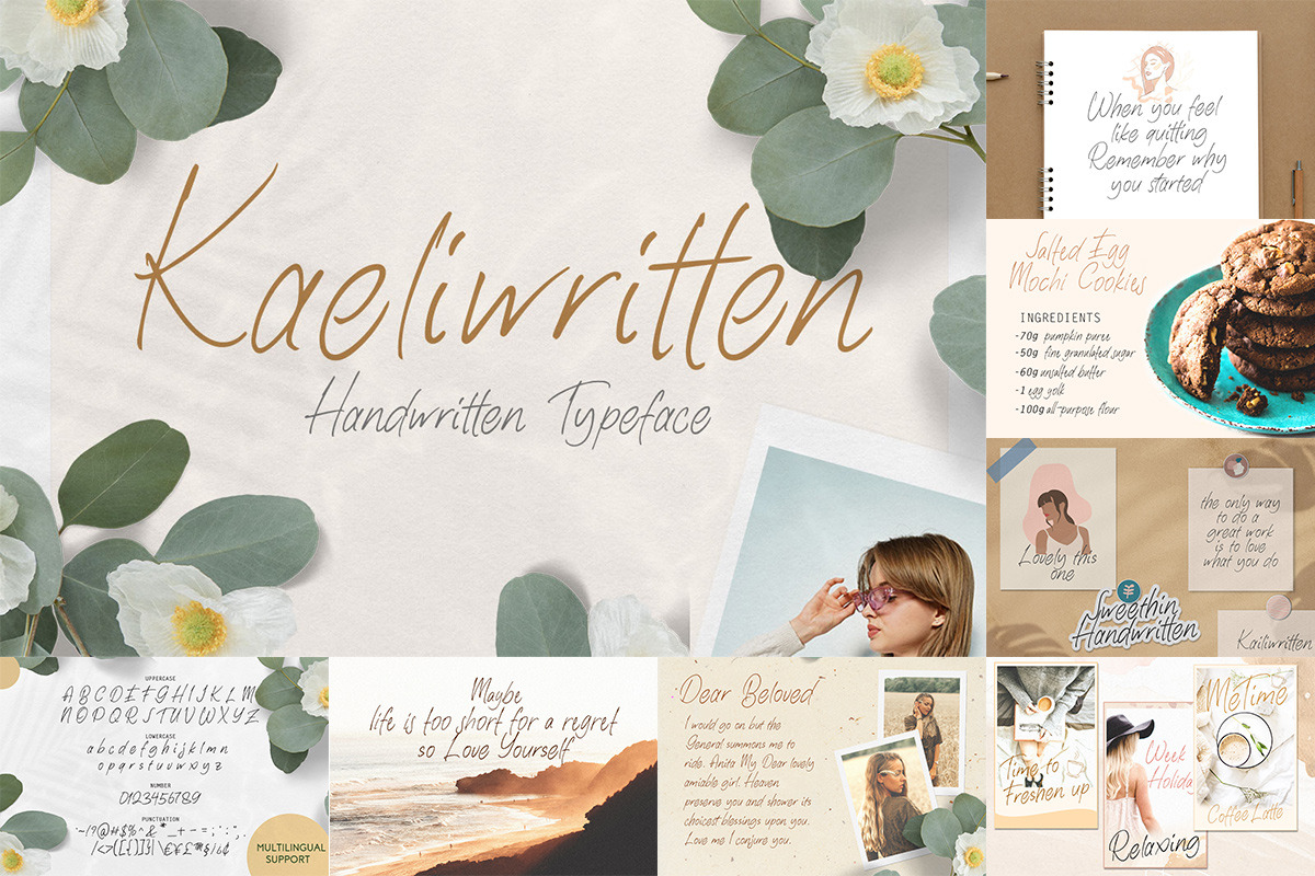 Handwritten Font Bundle, a Script Font by Littlehand (Photo 9 of 10)