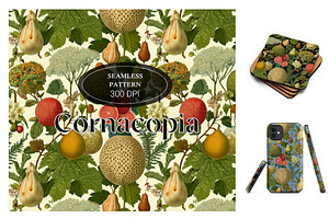 Cornacopia - Fruit & Fauna Pattern