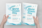 Whale World Ocean Day Flyer, a Flyer Template by Annora Studio (Thumbnail 4 of 5)