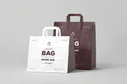 Paper Bag Mock-up, a Packaging Mockup by zippypixelstudio (Thumbnail 4 of 12)
