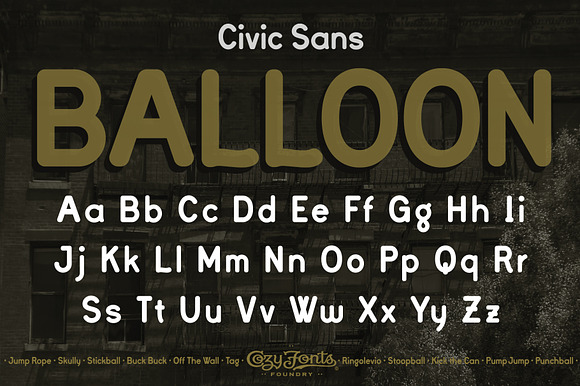 Civic Sans Balloon preview 3