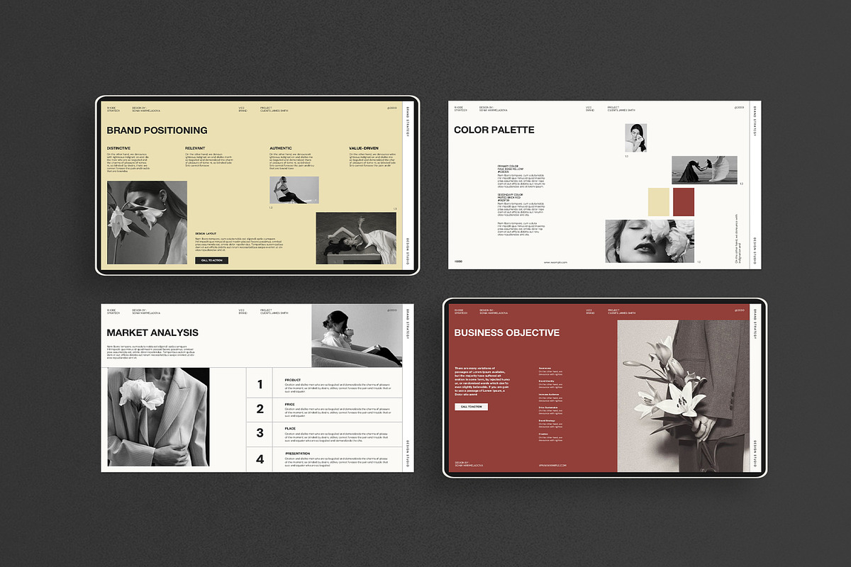 RHODE | Brand Strategy Presentation, a Presentation Template by CreativexGenius (Photo 9 of 10)