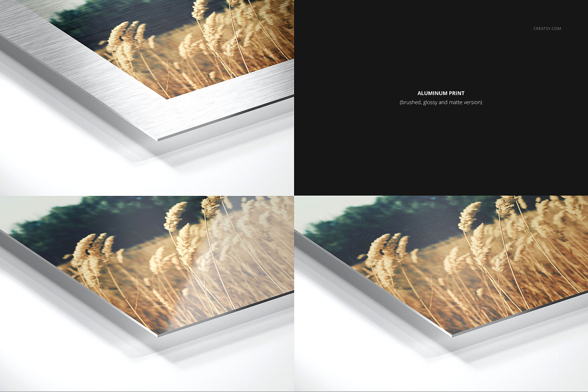 Dibond & Acrylic Closeups Mockup Set, a Household Mockup by creatsy5 (Photo 7 of 10)