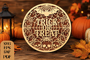 Trick or Treat Halloween Laser Cut, an Object Graphic by DreamCafeArt (Thumbnail 1 of 4)