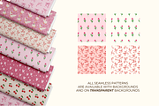 Romantic Geese-Clipart Pattern Cards, a Graphic by semenova.sense (Thumbnail 9 of 11)