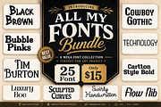 All My Fonts Font, a Sans Serif Font by Wow Magic (Thumbnail 3 of 22)