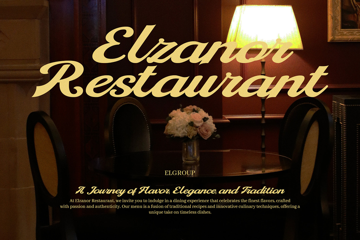 Galaxy Bold Script Font, a Script Font by Elegant Font (Photo 2 of 8)