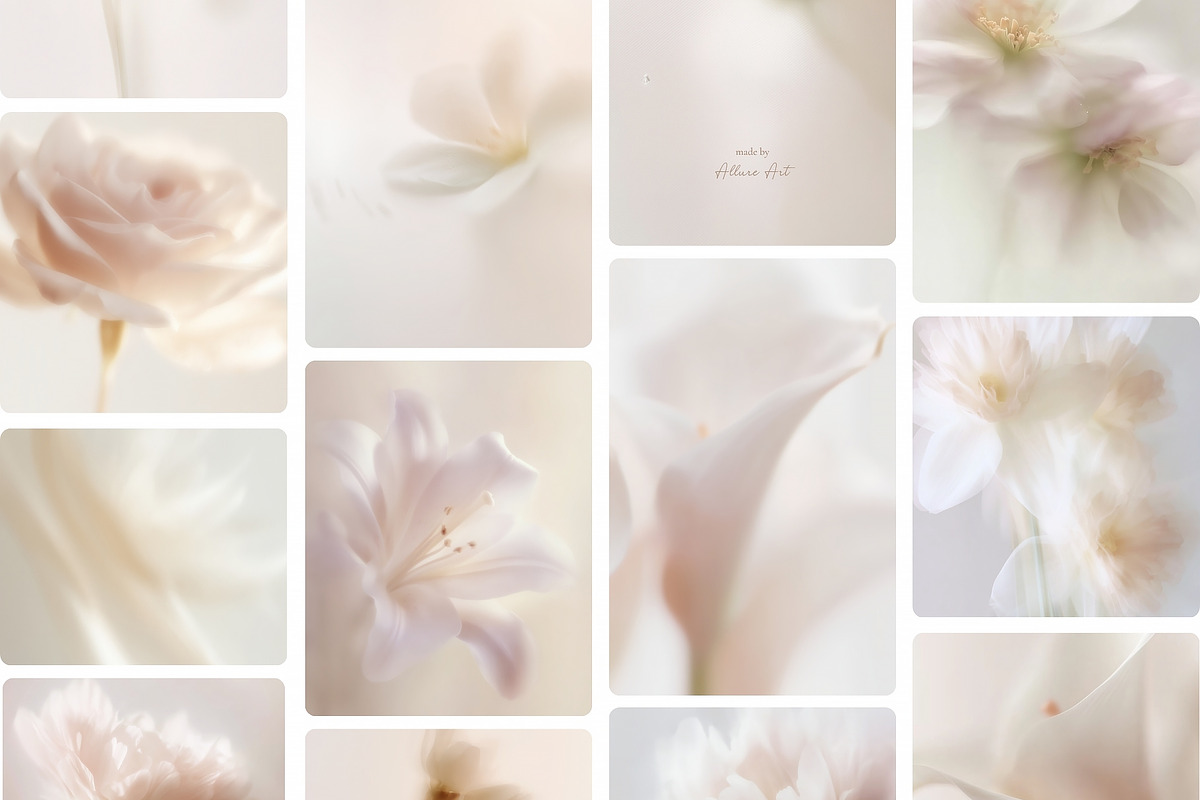 Ethereal Floral Backgrounds Bundle, an Abstract Photo by Allure Art (Photo 10 of 26)