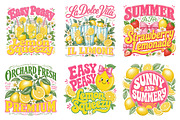 Summer Lemon Sublimation Quotes, a Seasonal Illustration by Dream Creation (Thumbnail 3 of 12)